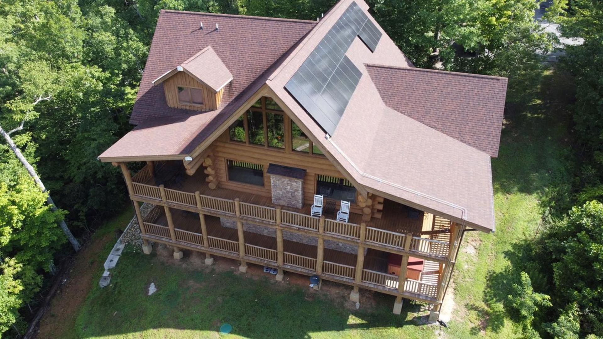 Big Bear Ridge Lodge - Breathtaking Mountain Views And Private Forest Scenes In Amazing Large Log Cabin Гатлінбург Екстер'єр фото