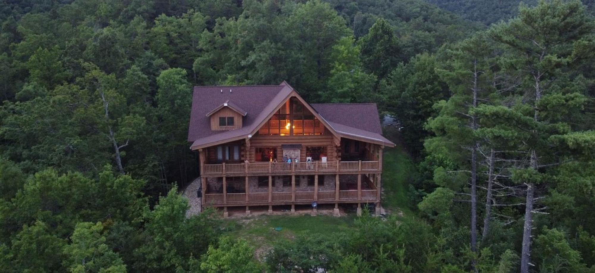 Big Bear Ridge Lodge - Breathtaking Mountain Views And Private Forest Scenes In Amazing Large Log Cabin Гатлінбург Екстер'єр фото